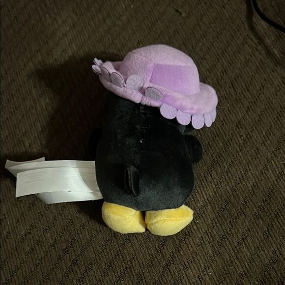 Disney Parks Wishables It’s a Small World Penguin Plush Purple Hat Blue Eyes - Picture 2 of 7
